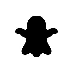 Fototapeta premium Halloween Ghost Silhouette Vector Design