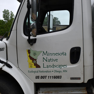 North Mankato, Minnesota 6-26-2021 -Pollinator Habitat Response Vehicle from Minnesota Native Landscapes for Ecological Restoration at pollinator planting event