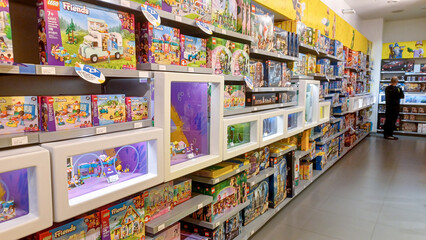 Obraz premium LEGO store inside view in Canada