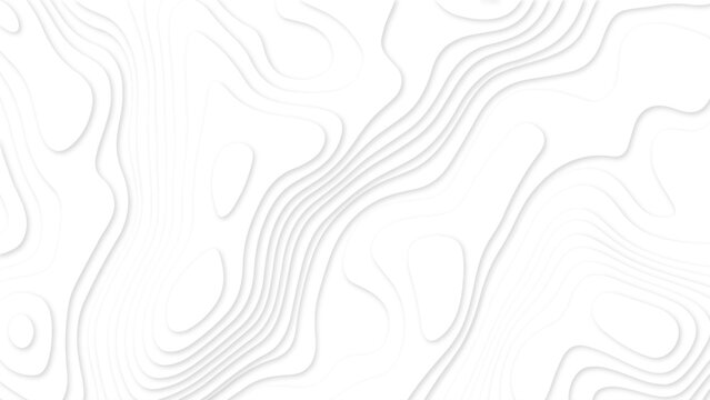 Elegant White Topographic Map Texture with Layered Contour Lines, Soft Shadows and Minimal Abstract Design.
Minimal White Contour Line Background with Organic Topographic Patterns, Subtle Depth. 