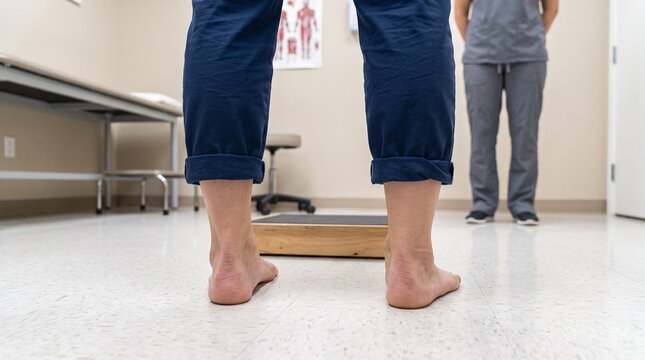 Pes Planus With Flattened Medial Longitudinal Arch During Clinical Examination