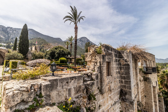 Bellapais Abbey ruins in Northern Cyprus