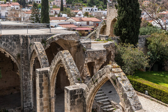 Bellapais Abbey ruins in Northern Cyprus
