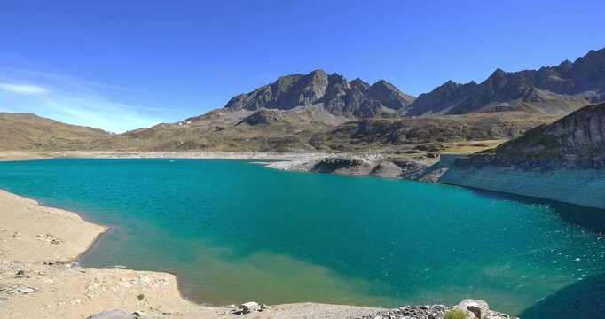 Fantastic Toggia Lake in the Formazza valley.