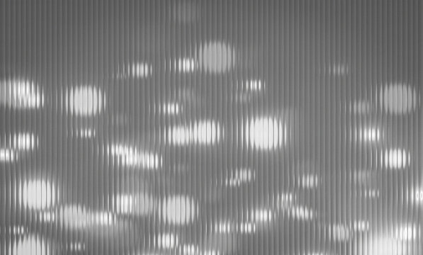 Abstract digital glitch background, distorted scanlines with glowing bokeh light effects, monochrome tech texture for futuristic overlays