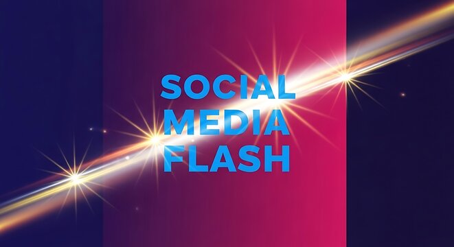 Social media influencer performing live stream in dark studio with colorful light effects