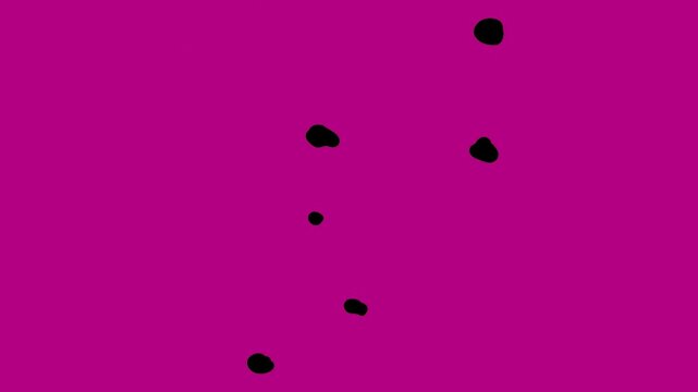 Abstract colorful liquid blob animation with smooth organic shapes morphing and expanding on a contrasting background. Vibrant blue and pink forms create a dynamic fluid motion graphic suitable for ba