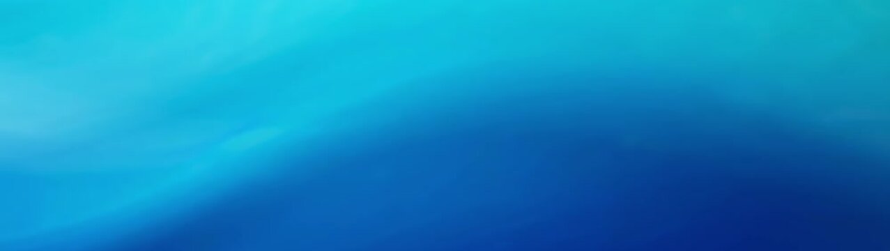 Blue background calm water surface and ocean depth concept soft gradient texture for motion digital design smooth light transition.