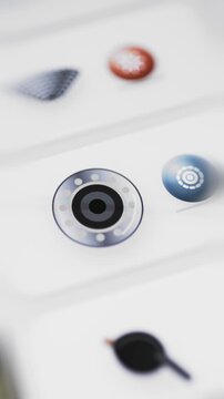 Circular component controls populate bicycle service menu