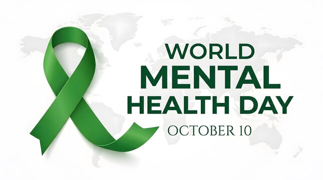 Raising awareness for world mental health day prioritizing wellbeing and breaking down stigma
