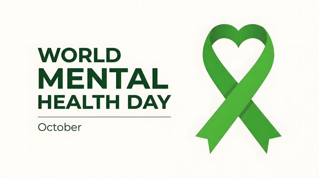 Raising awareness for world mental health day promoting wellbeing and reducing stigma globally