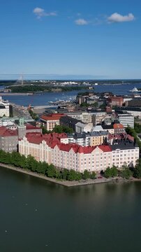 Kaisaniemi & Kallio, Helsinki &ndash; Aerial View on a Sunny Summer Day