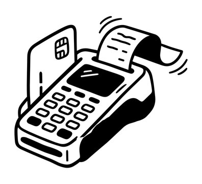 Mobile  terminal processing credit card payment