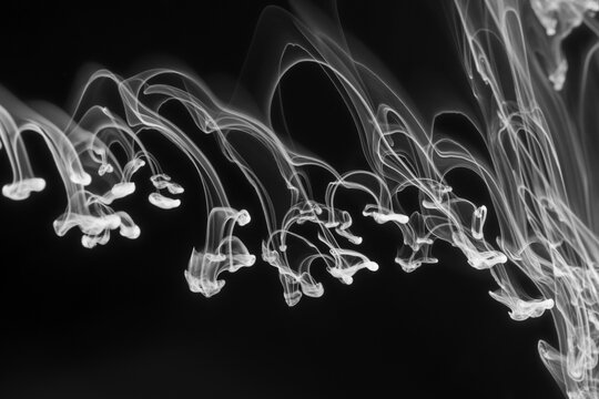 Smoke Art Background Showing Unique Flow