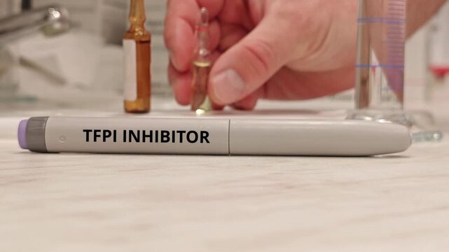 TFPI INHIBITOR coagulation-modifying medicine delivered subcutaneously from a pen-style injection device for hemophilia prophylaxis