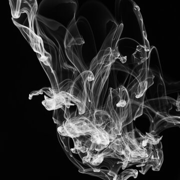 Smoke Art Background Showing Unique Flow