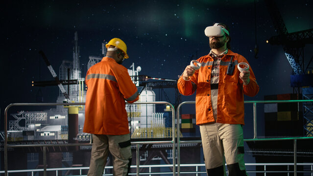 Offshore workers use VR to monitor fuel shortages during embargo
