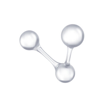 Atomic structure. Isolated vector illustration