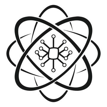 Futuristic logo for science and technology, symbolizing research, discovery, innovation, knowledge, and scientific advancement(1)