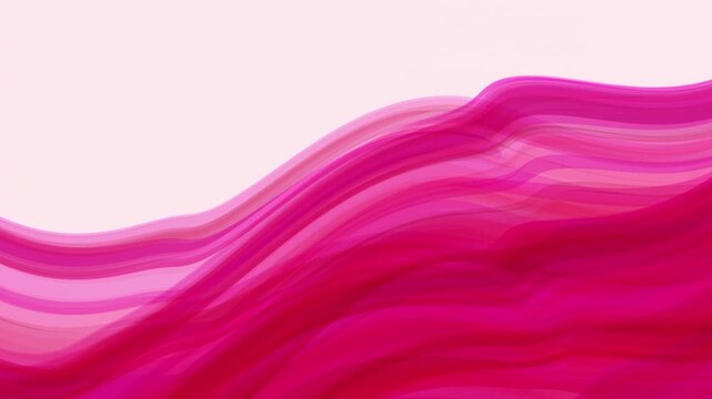 Abstract pink flowing liquid waves 4K