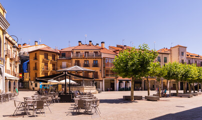 Obraz premium Aranda de Duero is capital of the Ribera del Duero wine region, Burgos province, Spain