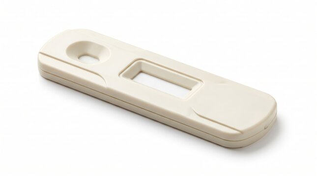Empty plastic medical test kit device for health analysis