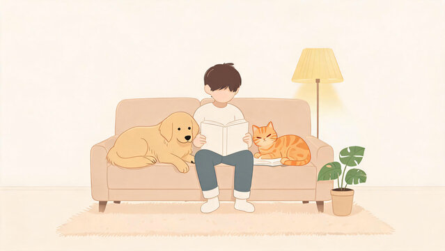 Night Reader With Furry Left Right Guards
