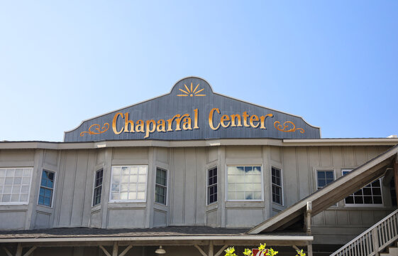 Temecula, CA USA on October 8, 2022. View of the Chaparral Center building and sign at Old Town Temecula.