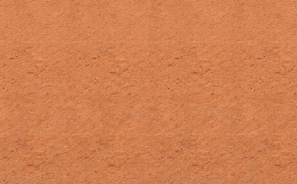 Red Clay Wall Texture Background Seamless Sandstone Material for Architecture Design and 3D Rendering