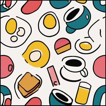 Breakfast food pattern