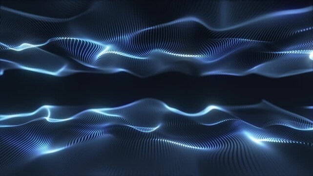 Dual Blue Particle Mesh Waves Flow Loop
