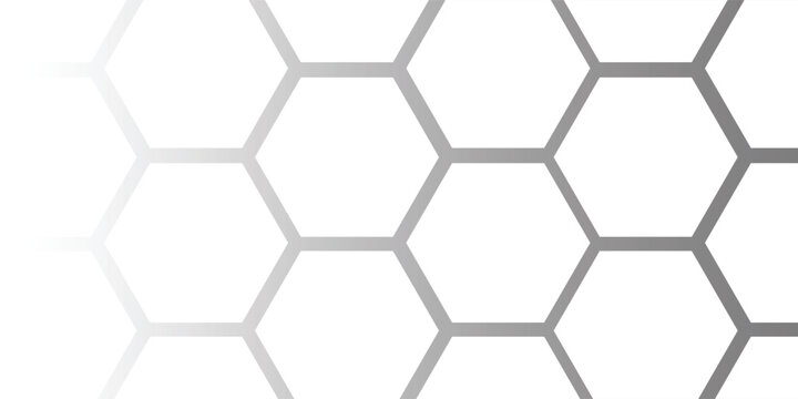 Light grey hexagon technology abstract background soft gradient minimalist honeycomb pattern with subtle hex lines and faint nodes, cool professional tone, ideal for tech startup product