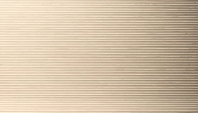 Beige grooved metal siding texture wall.