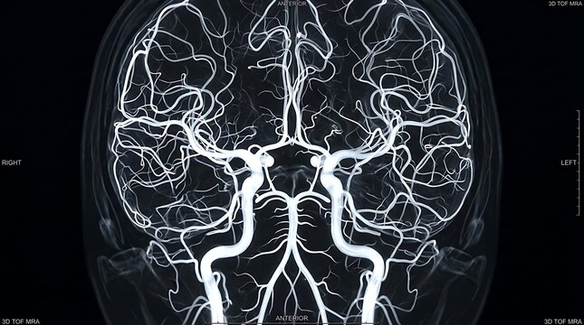 Magnetic resonance angiography of brain arteries