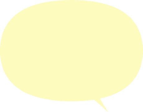 speech bubble yellow