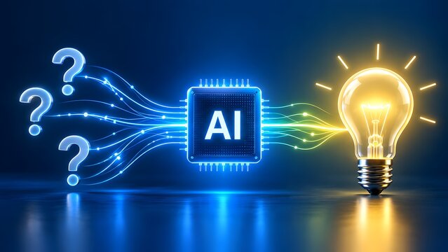 Artificial Intelligence Processor Converting Complex Inquiries into Brilliant Creative Ideas