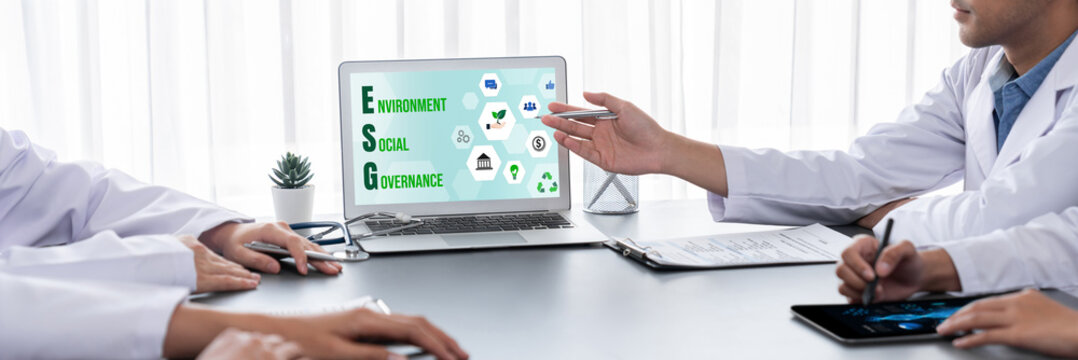ESG environmental social governance policy for brisk business to set a standard to achieve high ESG score