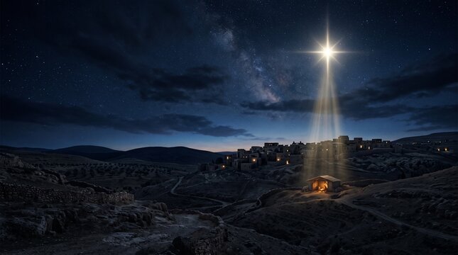 The Birth of Jesus Christ in Bethlehem &mdash; Christian Christmas
