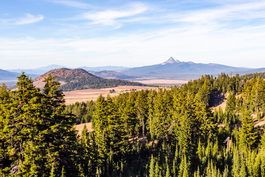 Diamond Peak in Central Oregon viewed from distance