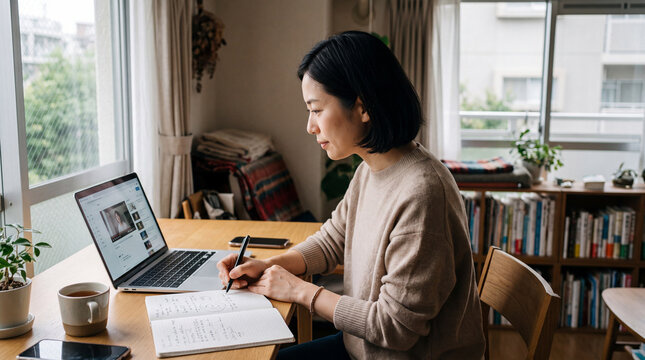 Japanese Adult Learning Through an Online Course