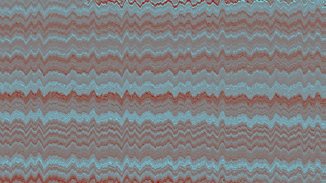 Abstract Stereogram Texture Red Blue Gray Wavy Optical Illusion Artistic Background Illustration