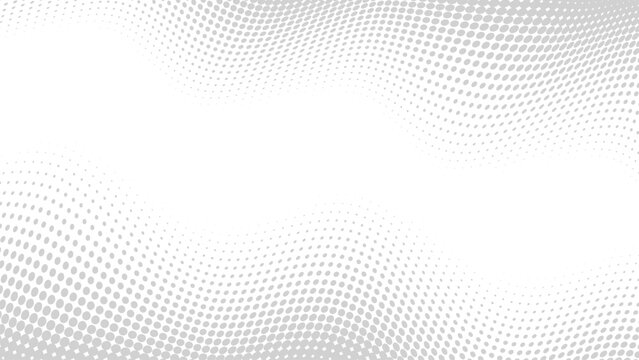 Light grey halftone dots gradient pattern bg. Abstract halftone grunge texture background for corporate business presentation slides, minimalist website headers and tech product banners