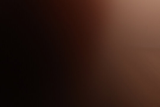 Dark brown and warm beige abstract gradient background with a smooth tonal transition, deep shadowed area, soft warm light, and generous copy space for modern design, presentation, website, advertisin