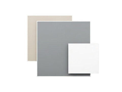 A stack of colored squares on a white background isolated on transparent background