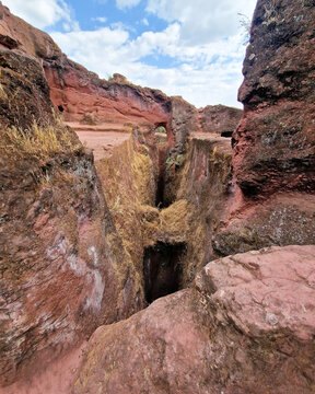 Rock-hewn Churches of Lalibela, monolithic churches located in the western Ethiopian Highlands near the town of Lalibela