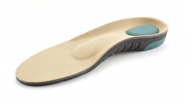 Comfortable orthotic shoe insole for foot support