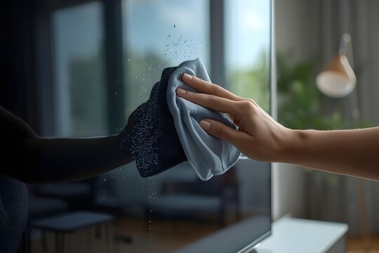 Cleaning a Smart Television Screen