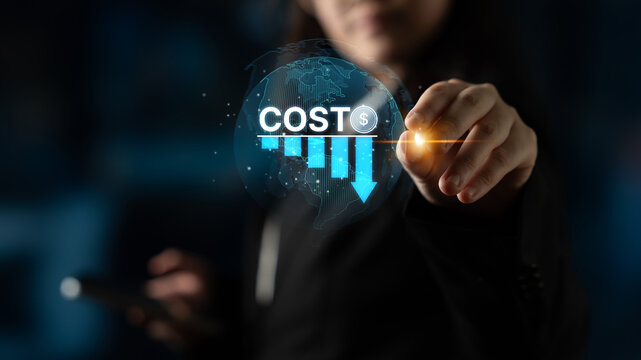 Cost reduction and cost saving through digital transformation, business cost optimization, operational cost reduction, financial saving, and resource efficiency strategies for business success. Spline