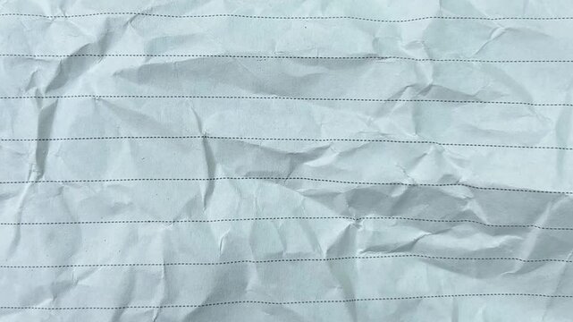 Animated  loop crinkled Paper Texture