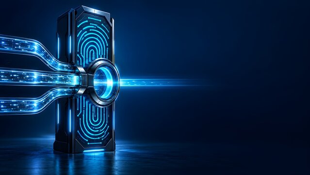 Biometric Server Rack Securing Enterprise Digital Information